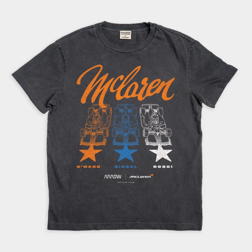 2024 Arrow McLaren Racing Team Vintage Heavyweight Tee