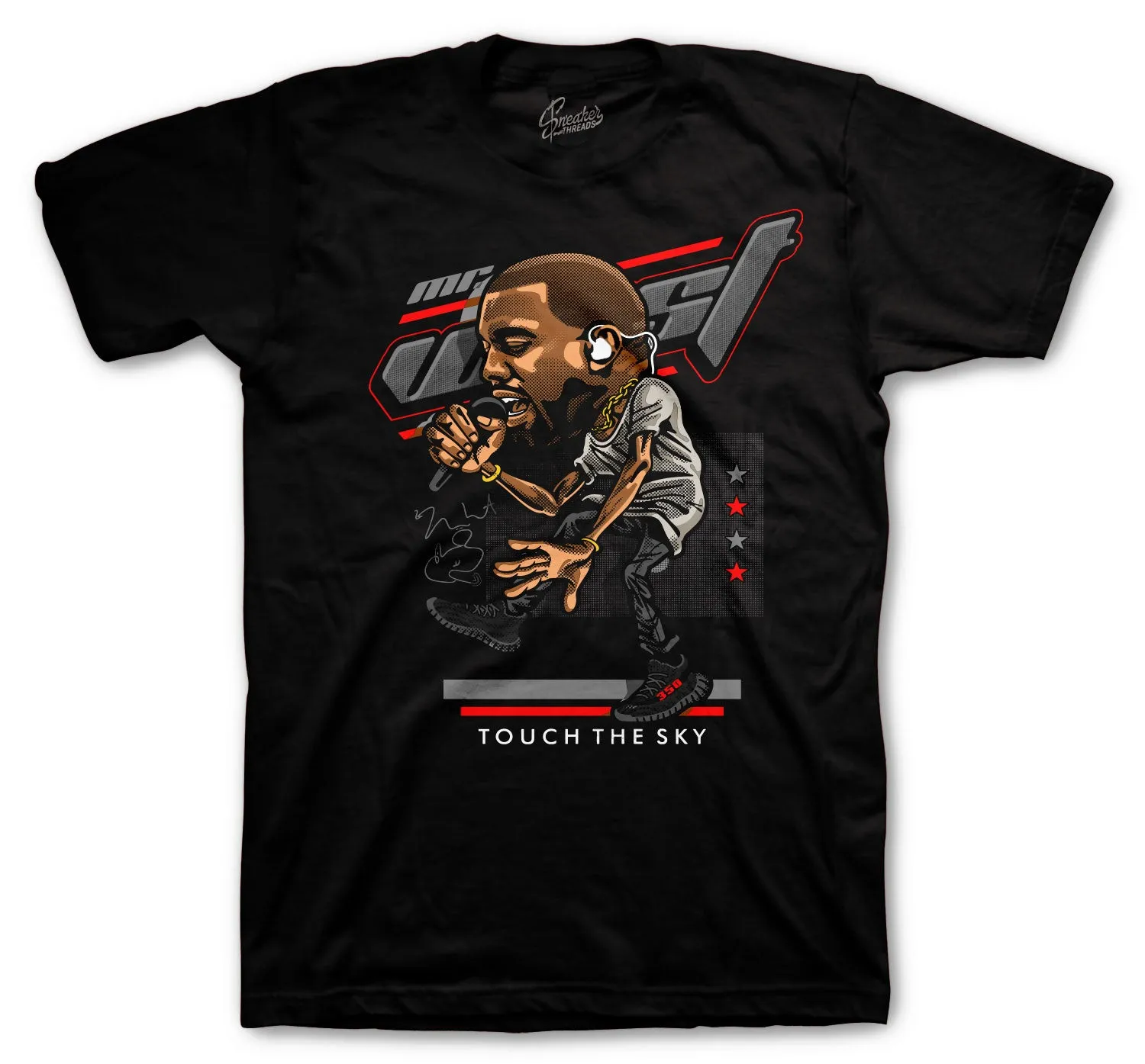 350 Bred Touch The Sky Shirt