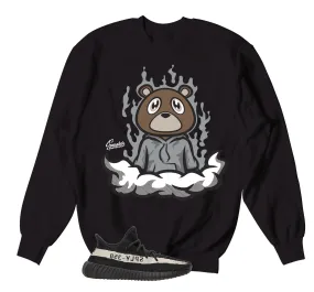 350 Core White Oreo Fly Bear Sweater