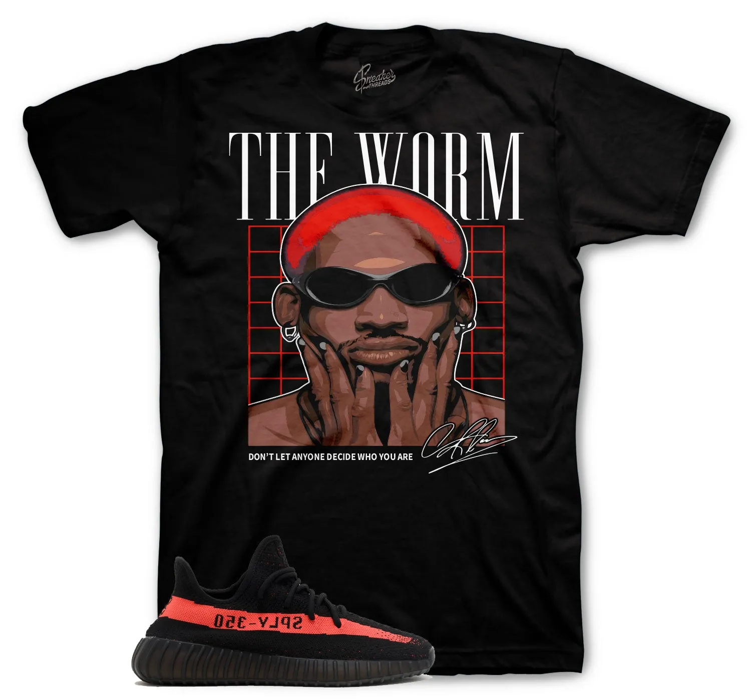 350 Red Stripe Worm Shirt