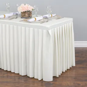 8 ft. Fitted Table Skirt (7 Colors)