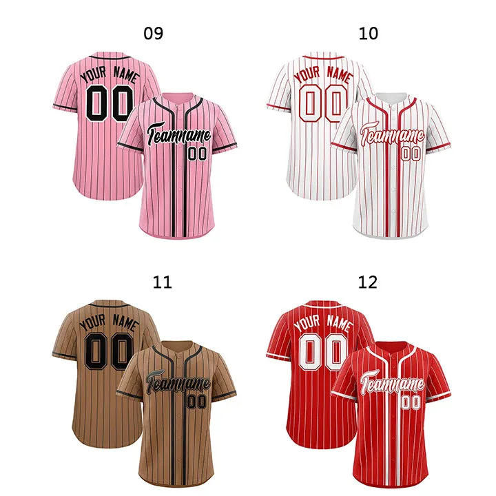 Baseball shirts, mass customization, team/fan customization