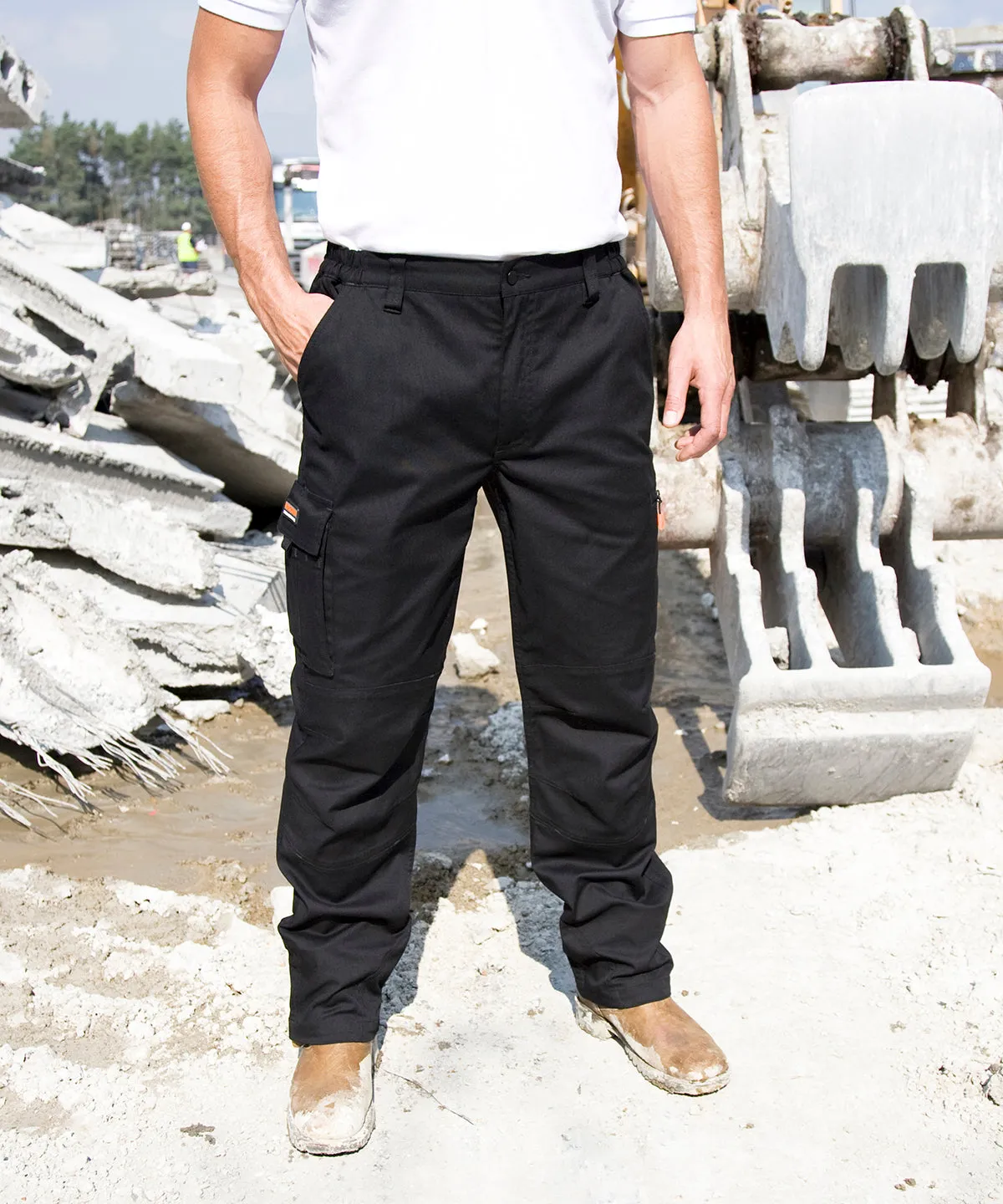 Black - Work-Guard Sabre stretch trousers