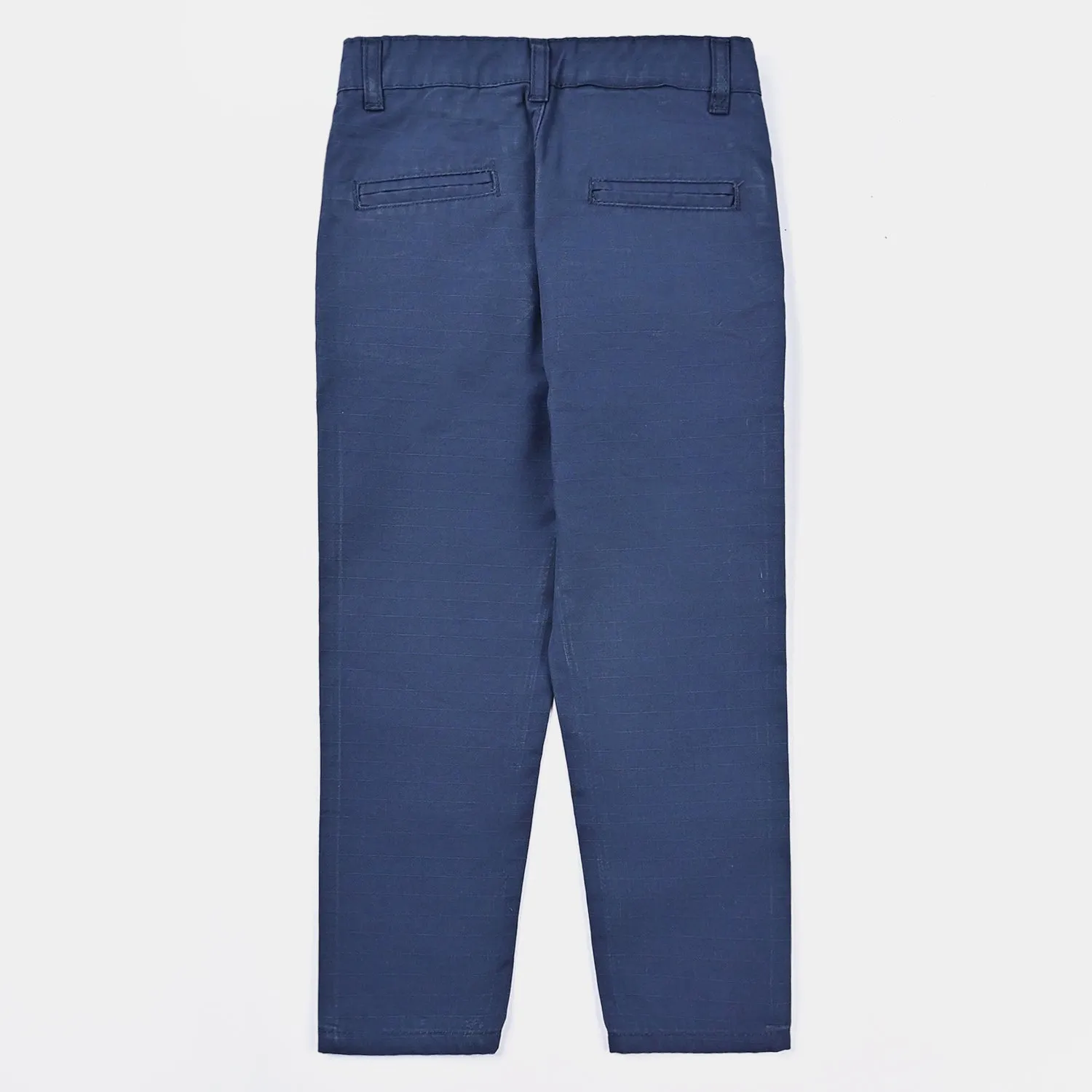 Boys Cotton Pant Solid-Navy Blue