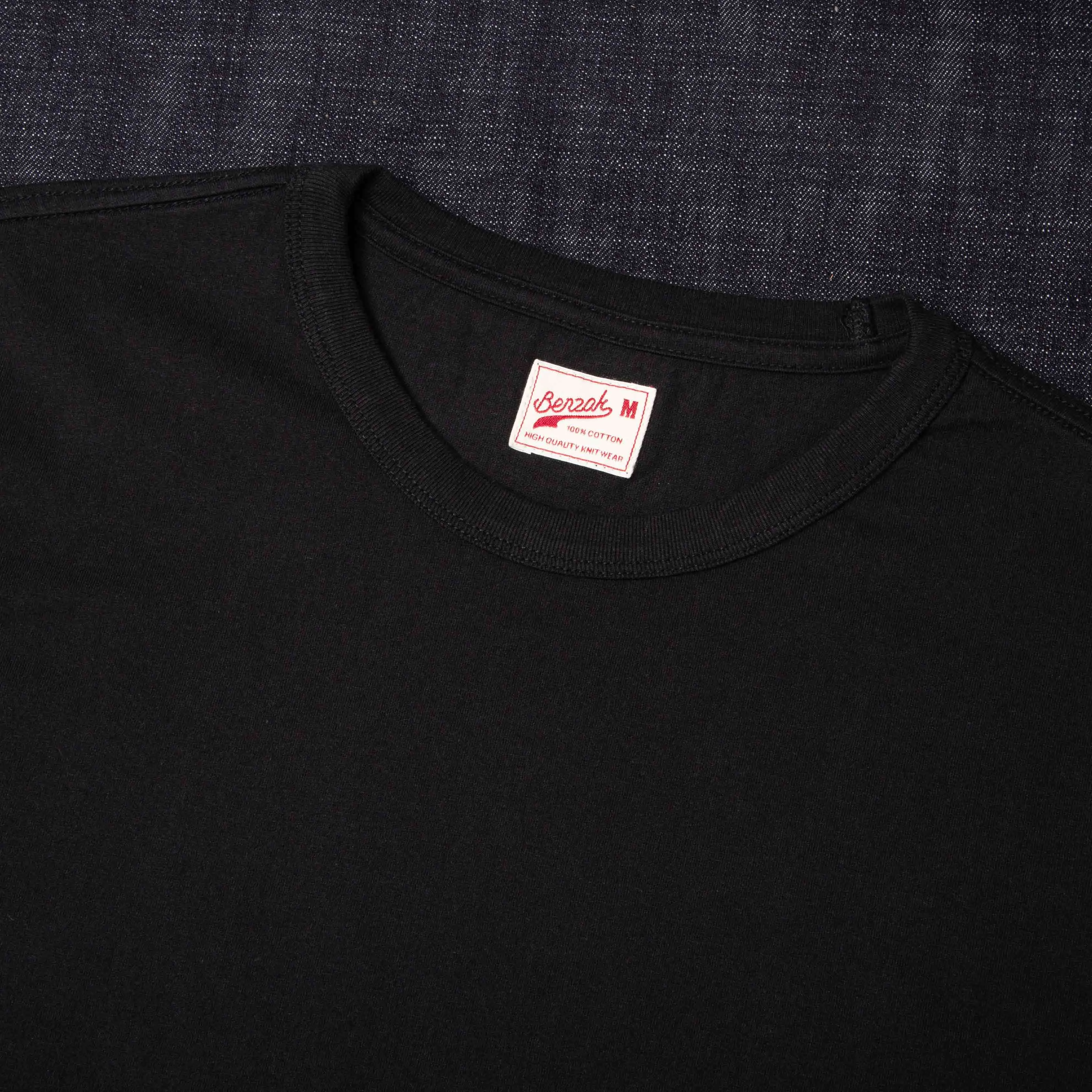 BT-2P TWO-PACK TEE black basic jersey [CORE]