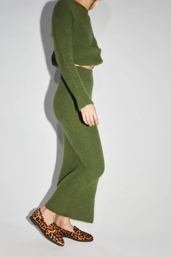 Camille Khaki Mermaid Skirt