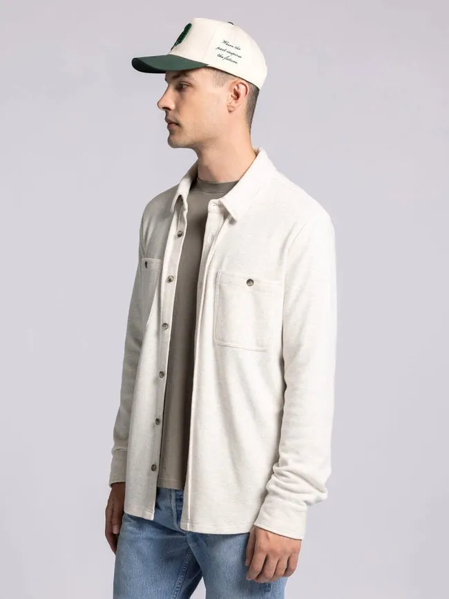 Clark Shirt - Long Sleeve Button Up  HEATHER OATMEAL