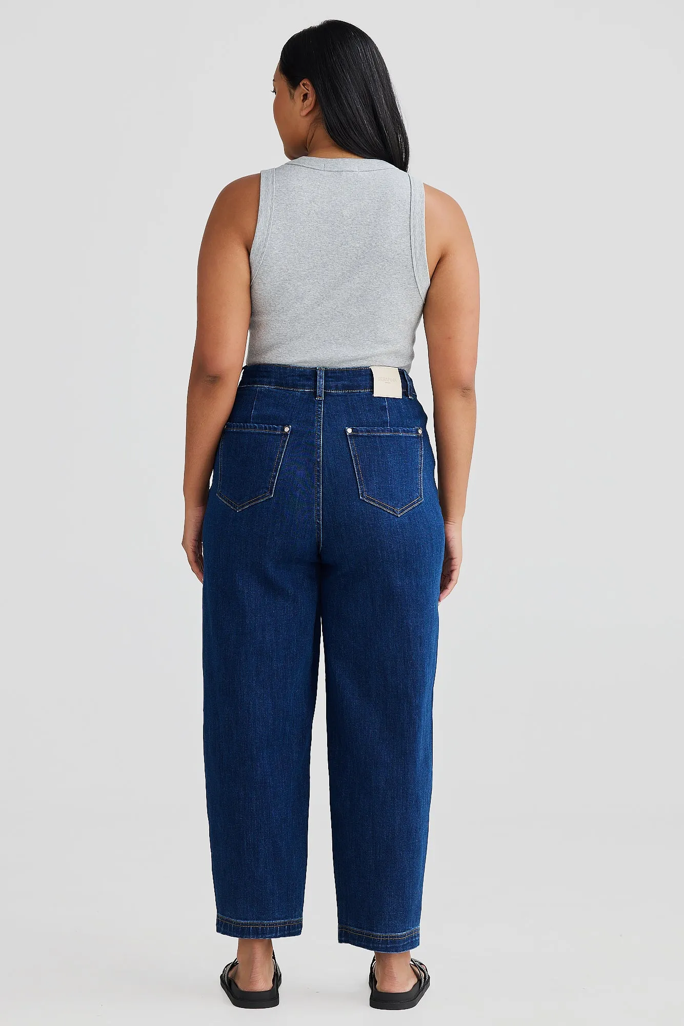 Core Barrel Leg Jean - Blue Denim