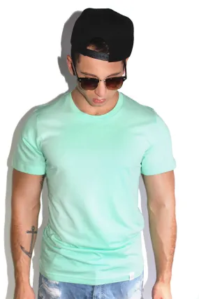 Core Crewneck Tee-Mint Green