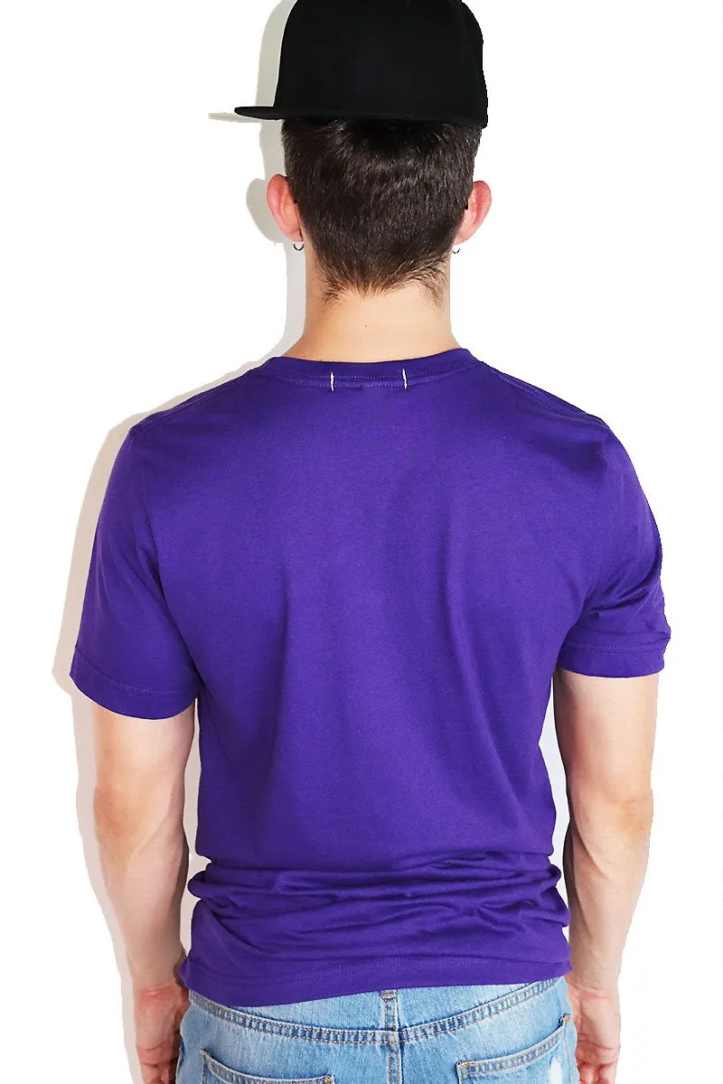 Core Crewneck Tee-Purple