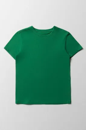 Crew Neck T-Shirt Green