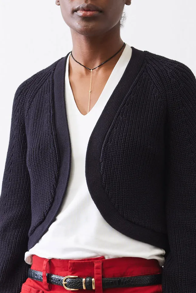 Cropped Bell Sleeve Cardigan