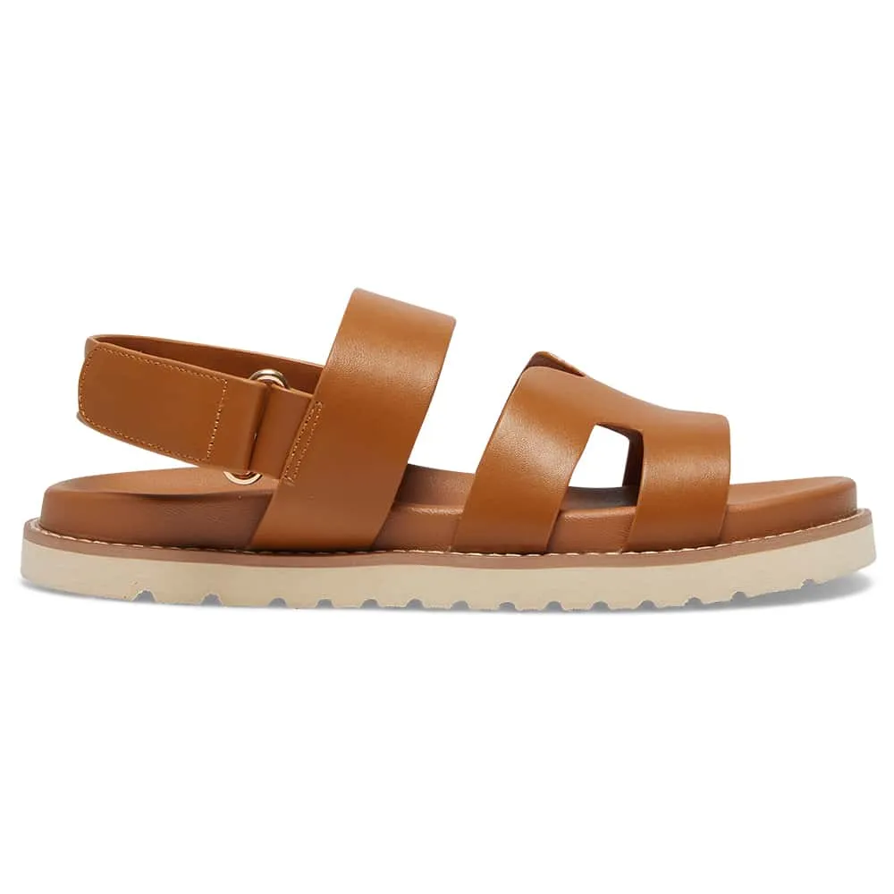 Daisy Sandal in Tan Smooth