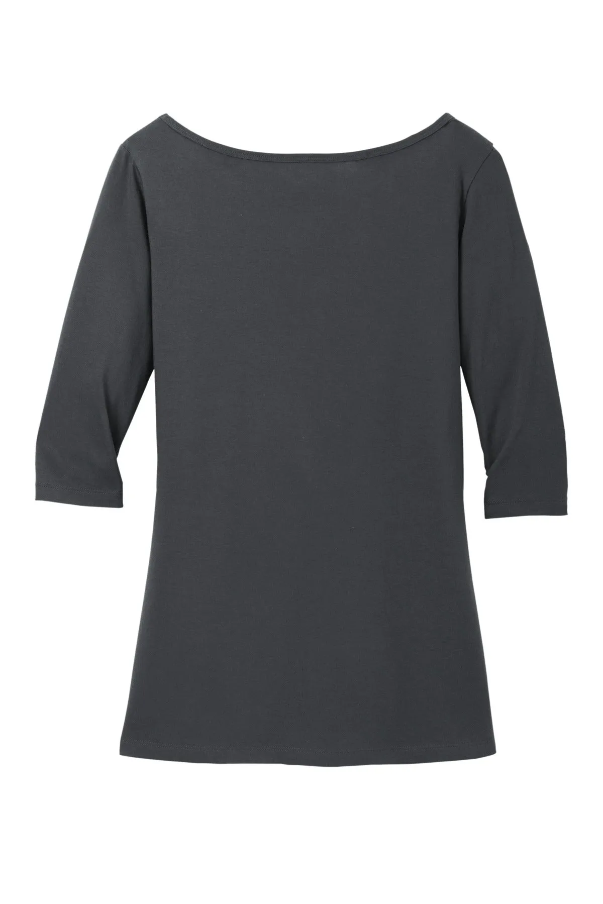 District Women's Perfect Weight 3/4-Sleeve Tee. DM107L