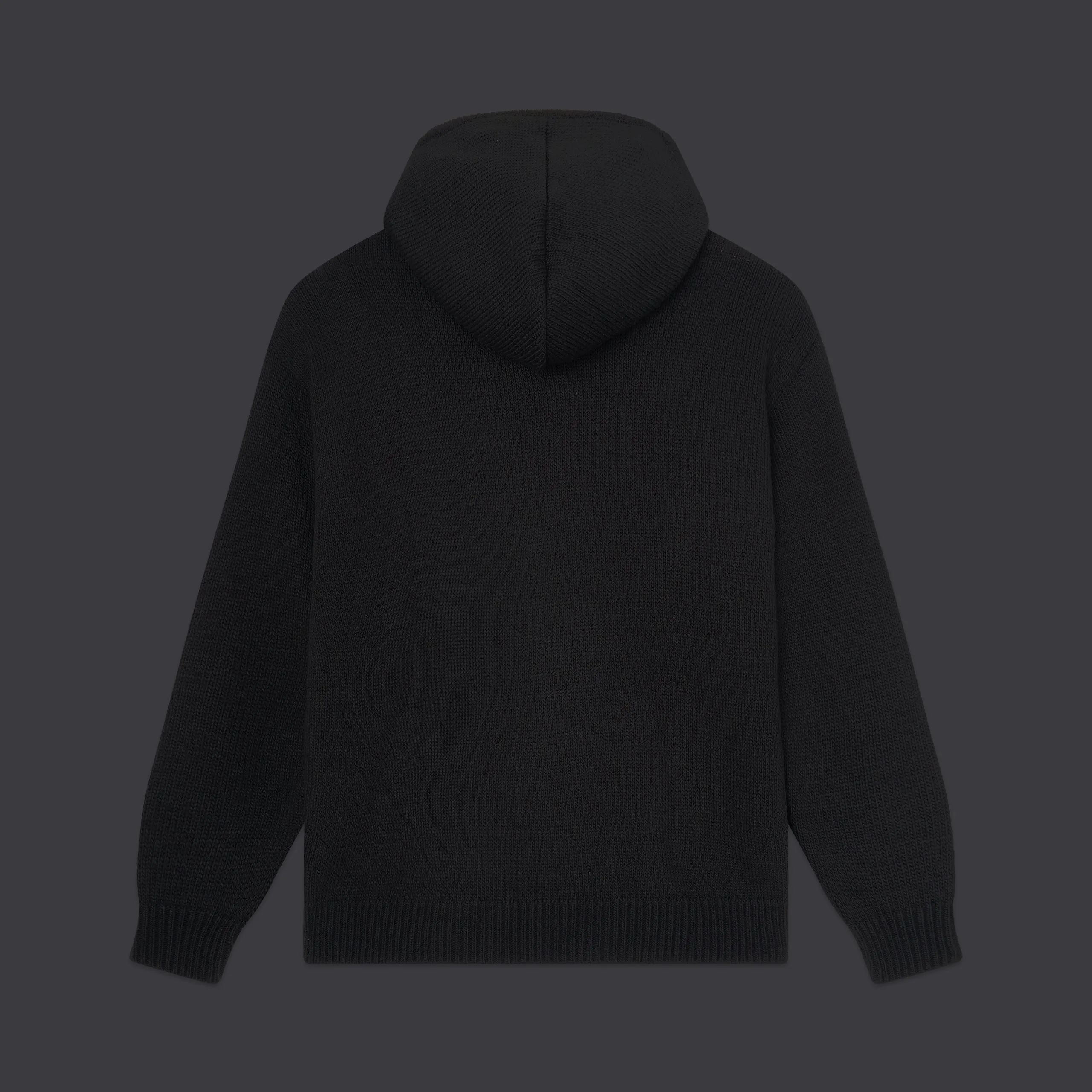 DLYNR Knitted Hoodie Black