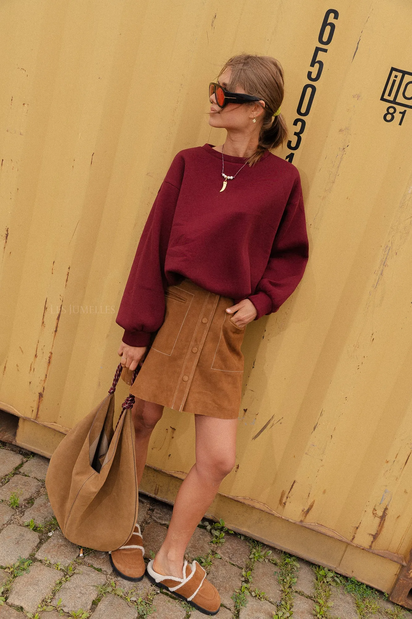 Emelyne sweater burgundy