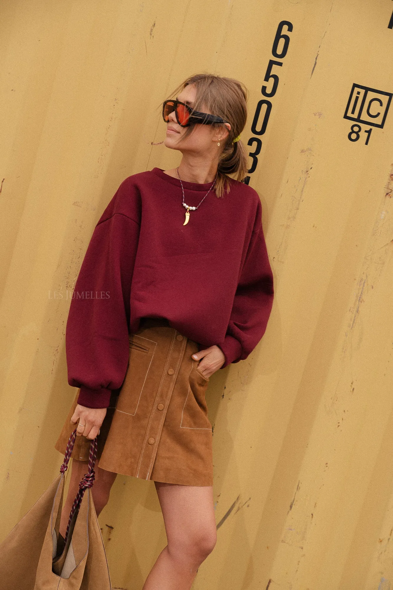 Emelyne sweater burgundy