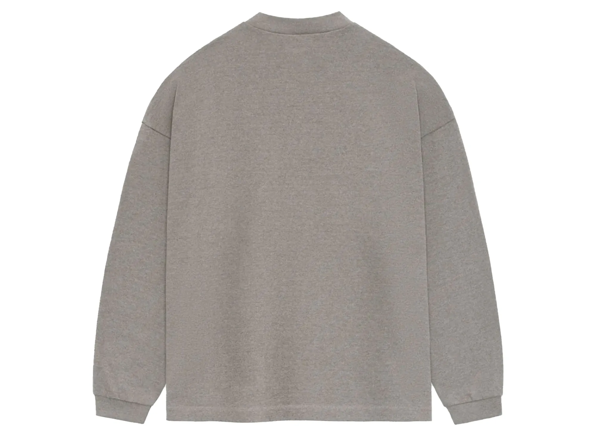 Fear of God Essentials L/S Tee in Heather Grey