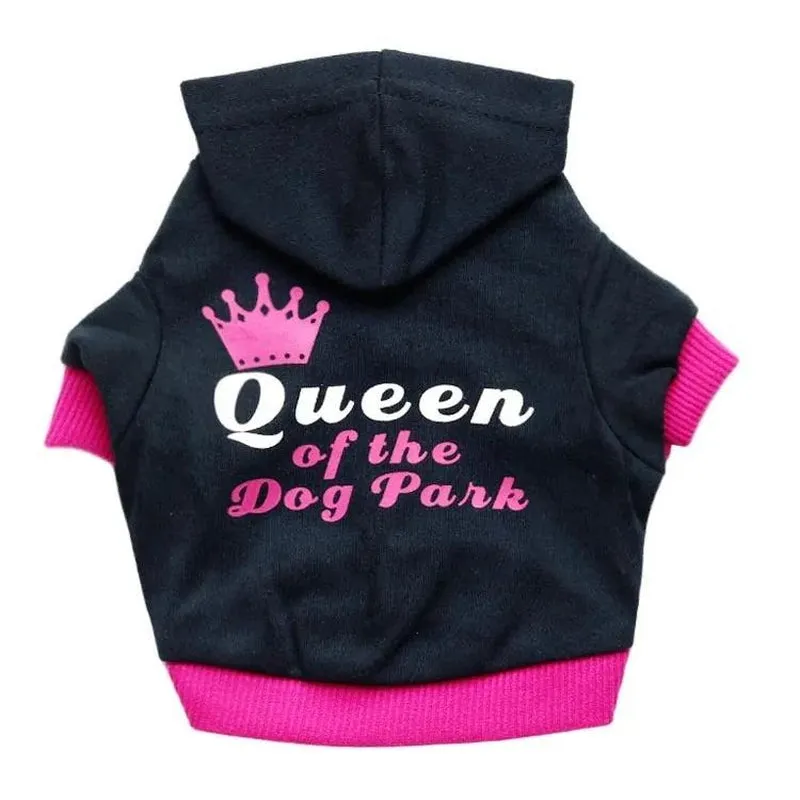 Funny and Trendy Text-Based Dog Hoodies