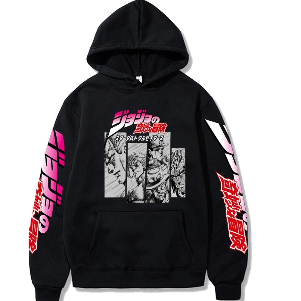 Hoodie JoJo's Bizarre Adventure (Colours Available )