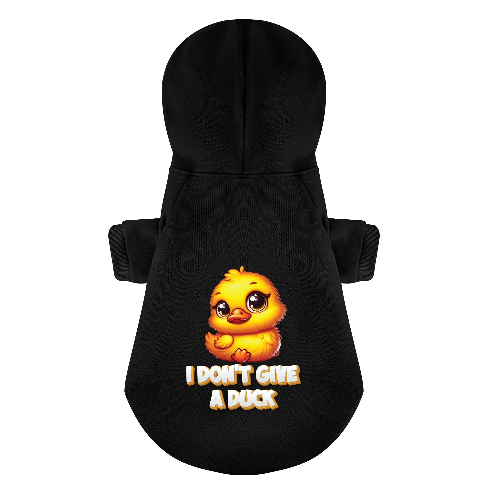 I Don't Give A Duck - Personalized French Bulldog Hoodies with Funny Quotes – Stylish, Cozy, and Premium 100% Cotton