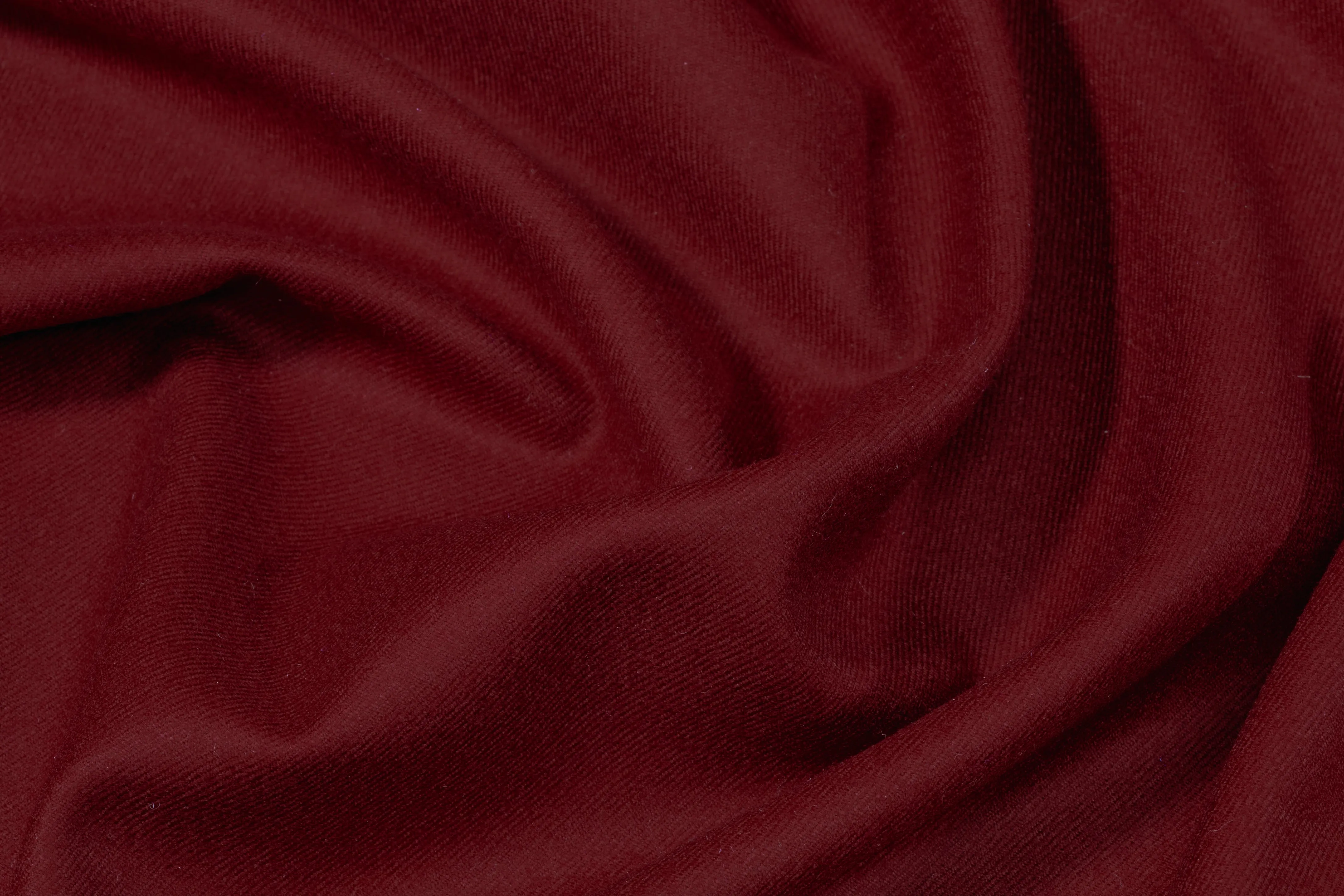 Italian Wool Cashmere Flannel - Maroon