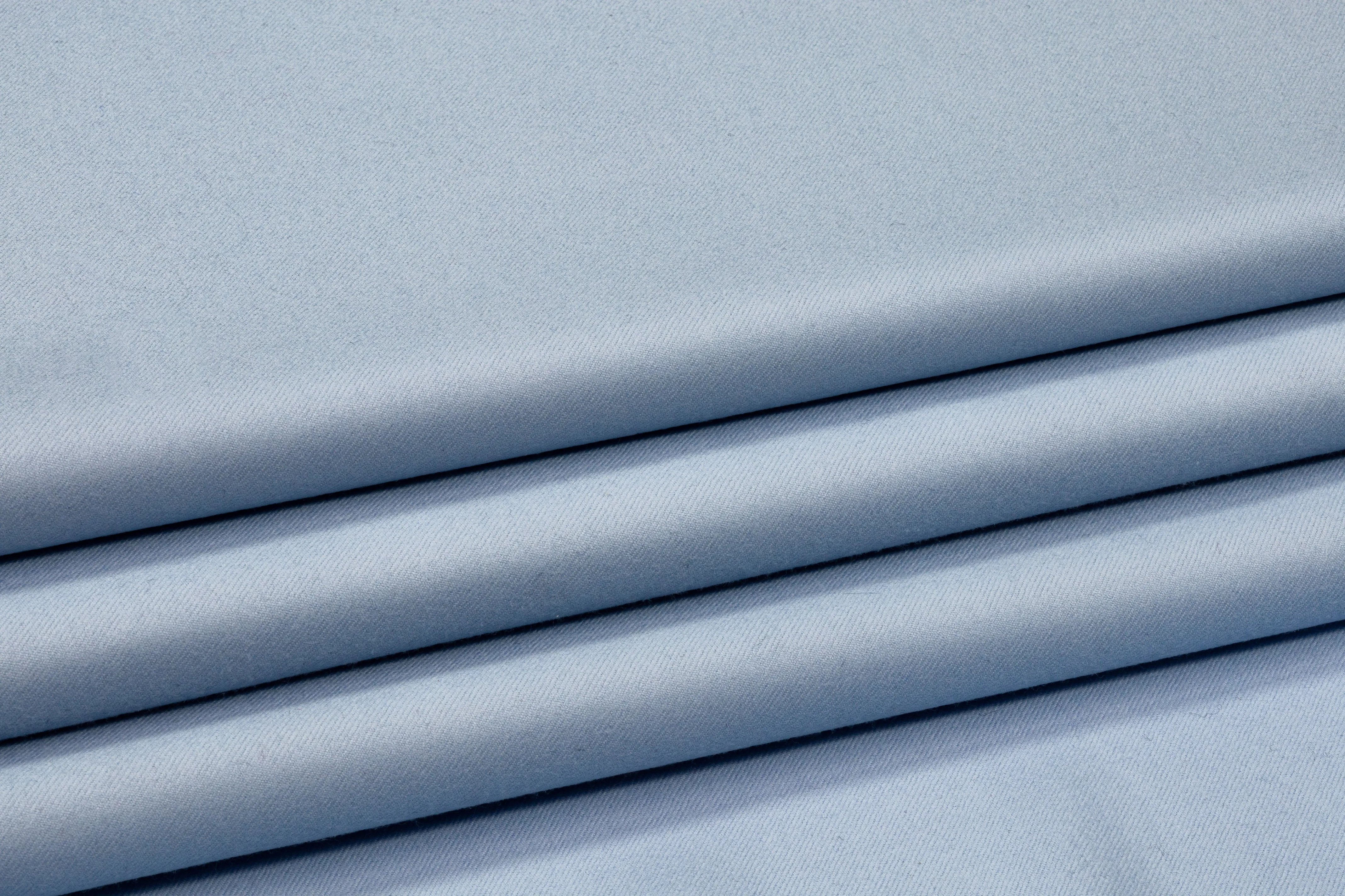 Italian Wool Cashmere Flannel - Sky Blue