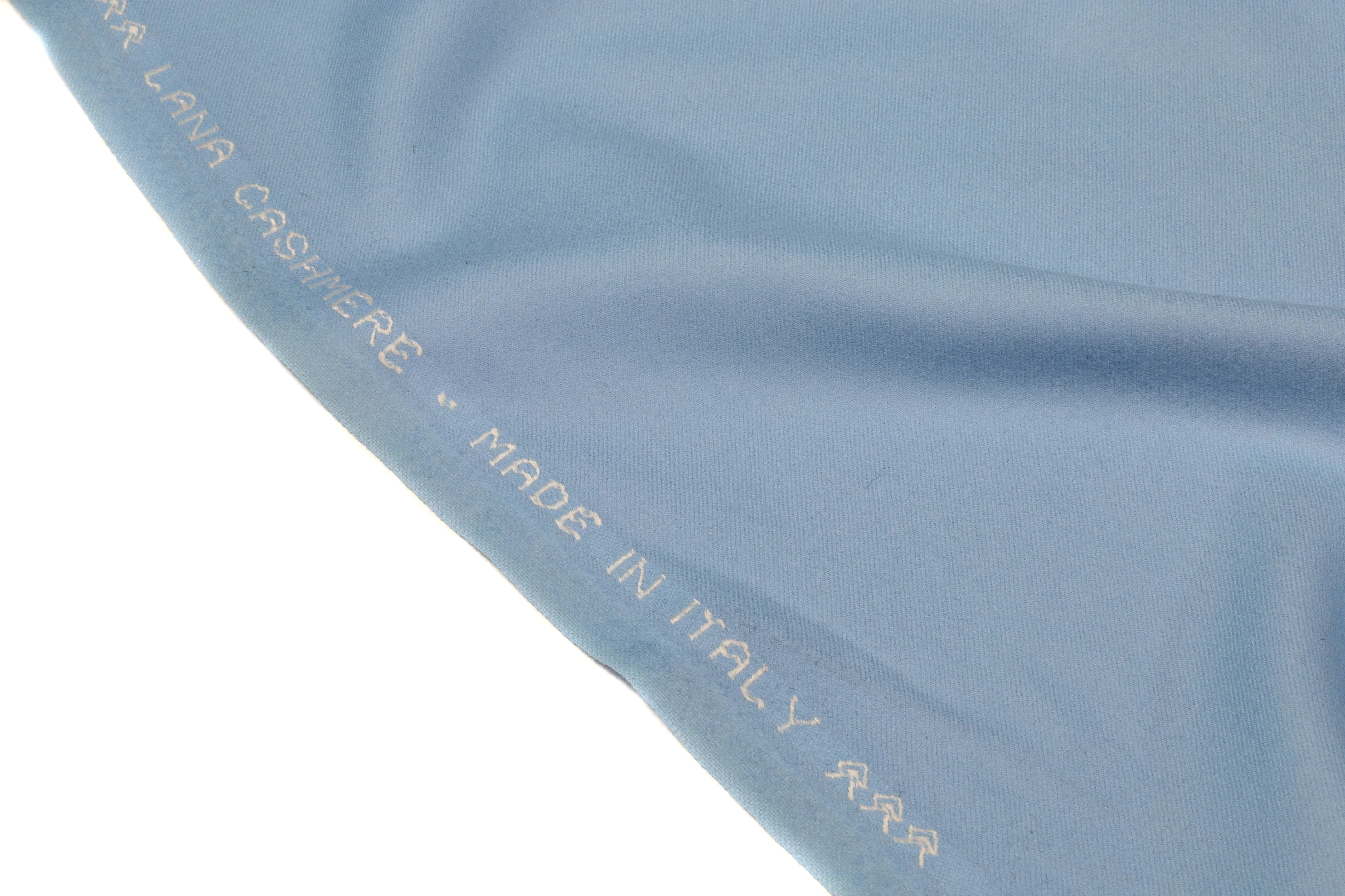 Italian Wool Cashmere Flannel - Sky Blue