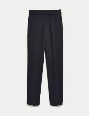 Jersey Slim Fit Ankle Grazer Trousers 