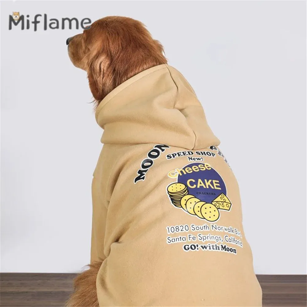 Large Pet Sweater Hoodies With Trendy Design All Seasons