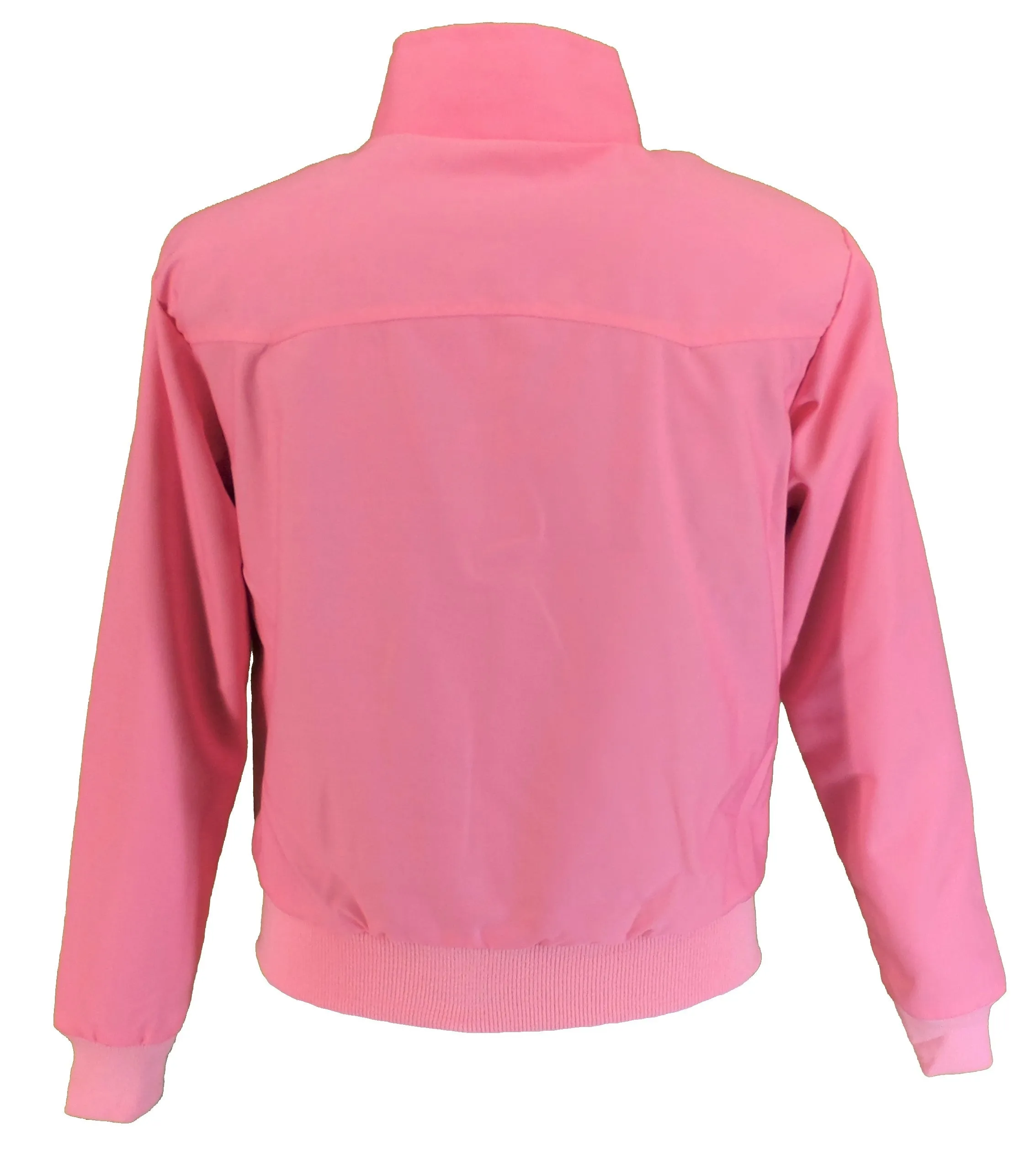 Mazeys Ladies Classic Pink Harrington Jackets