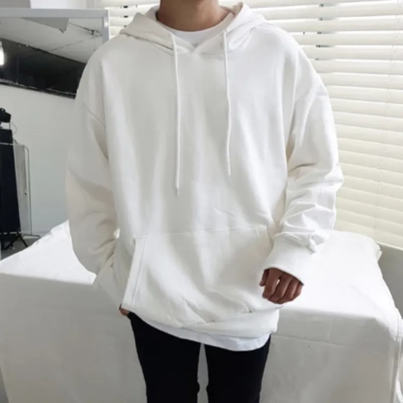 Men's Autumn Fleece Warm Loose Hoodie