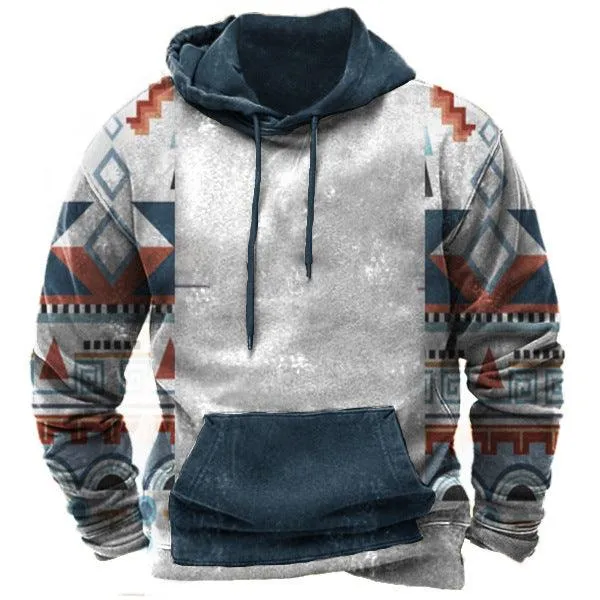 Men's Digital Print Street Fashion Hoodie - Loose Fit, Youth Style