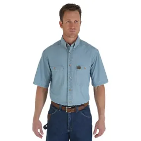 Men's Riggs Workwear Chambray Cotton Shirt 3W531