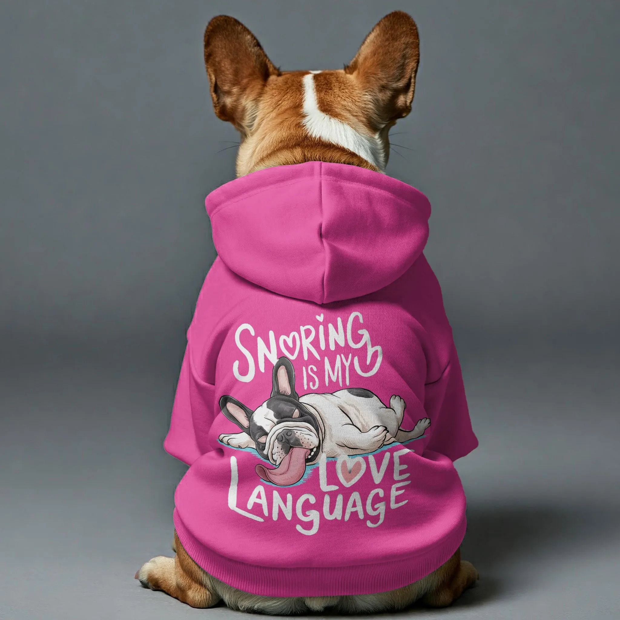 My Language - Personalized French Bulldog Hoodies with Funny Quotes – Stylish, Cozy, and Premium 100% Cotton