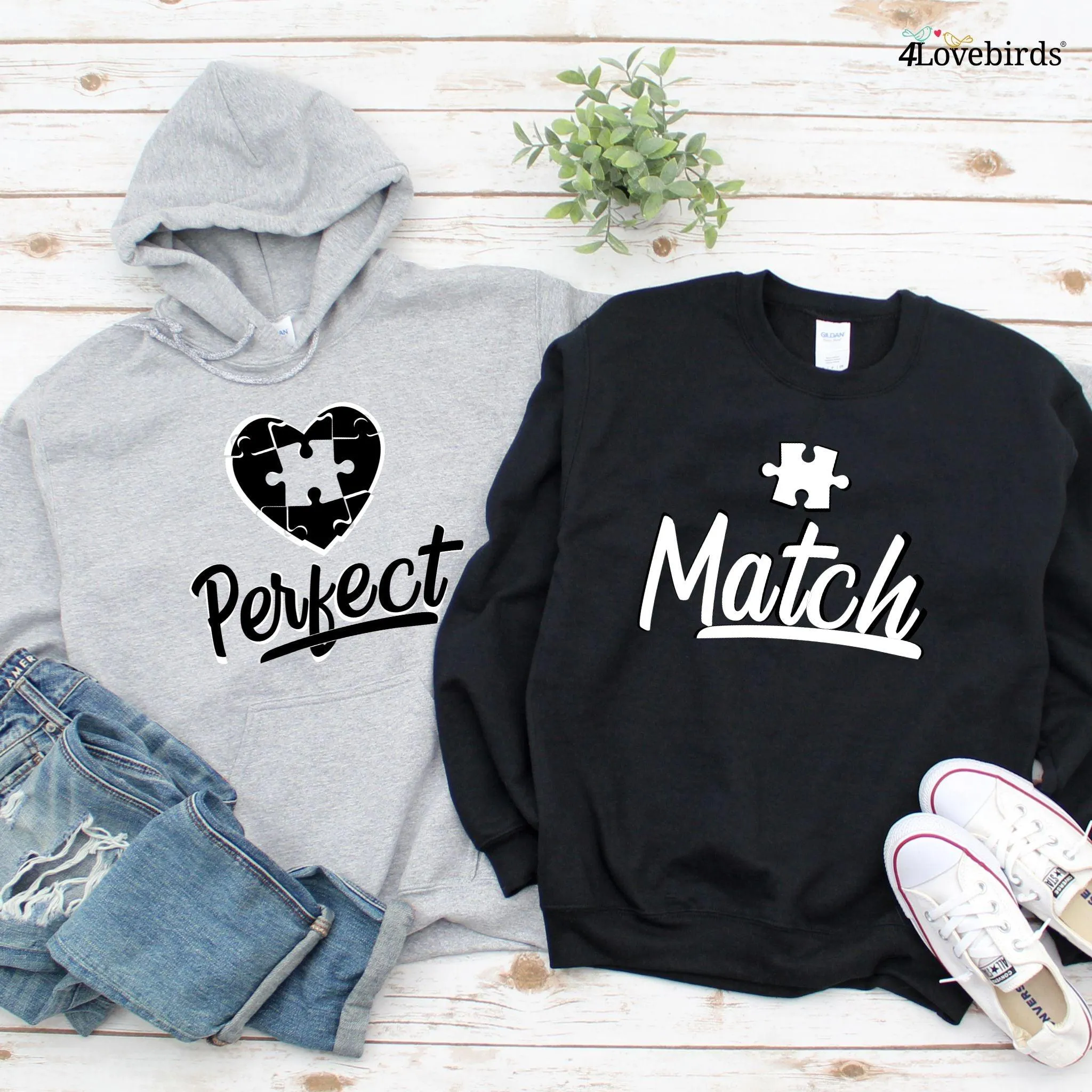 Perfect Match Puzzle Outfits for Couples - The Missing Piece