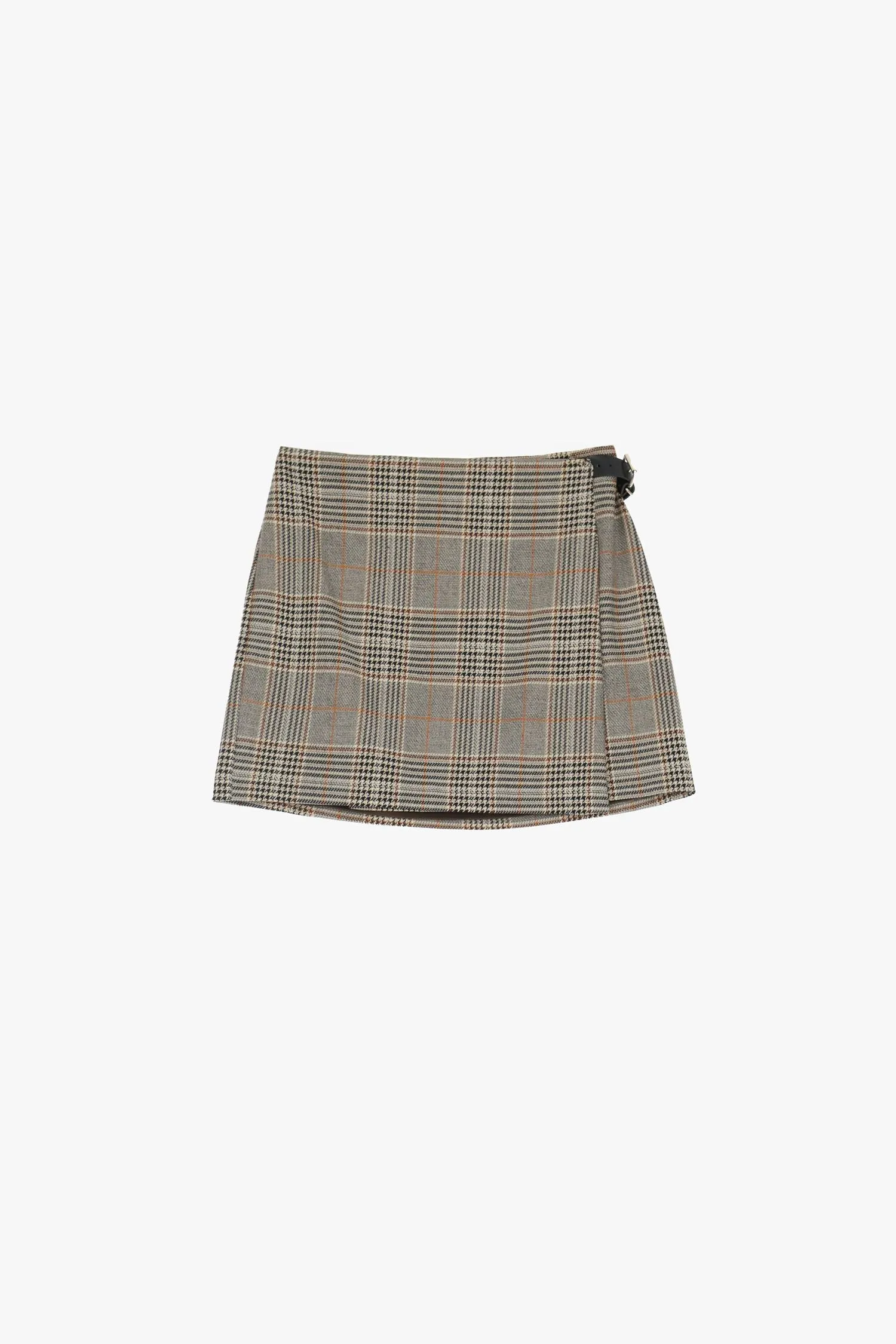 Plaid Wrap Skirt