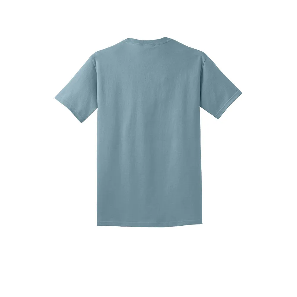 Port & Company® Core Cotton Tee - Stonewash Blue