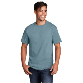 Port & Company® Core Cotton Tee - Stonewash Blue