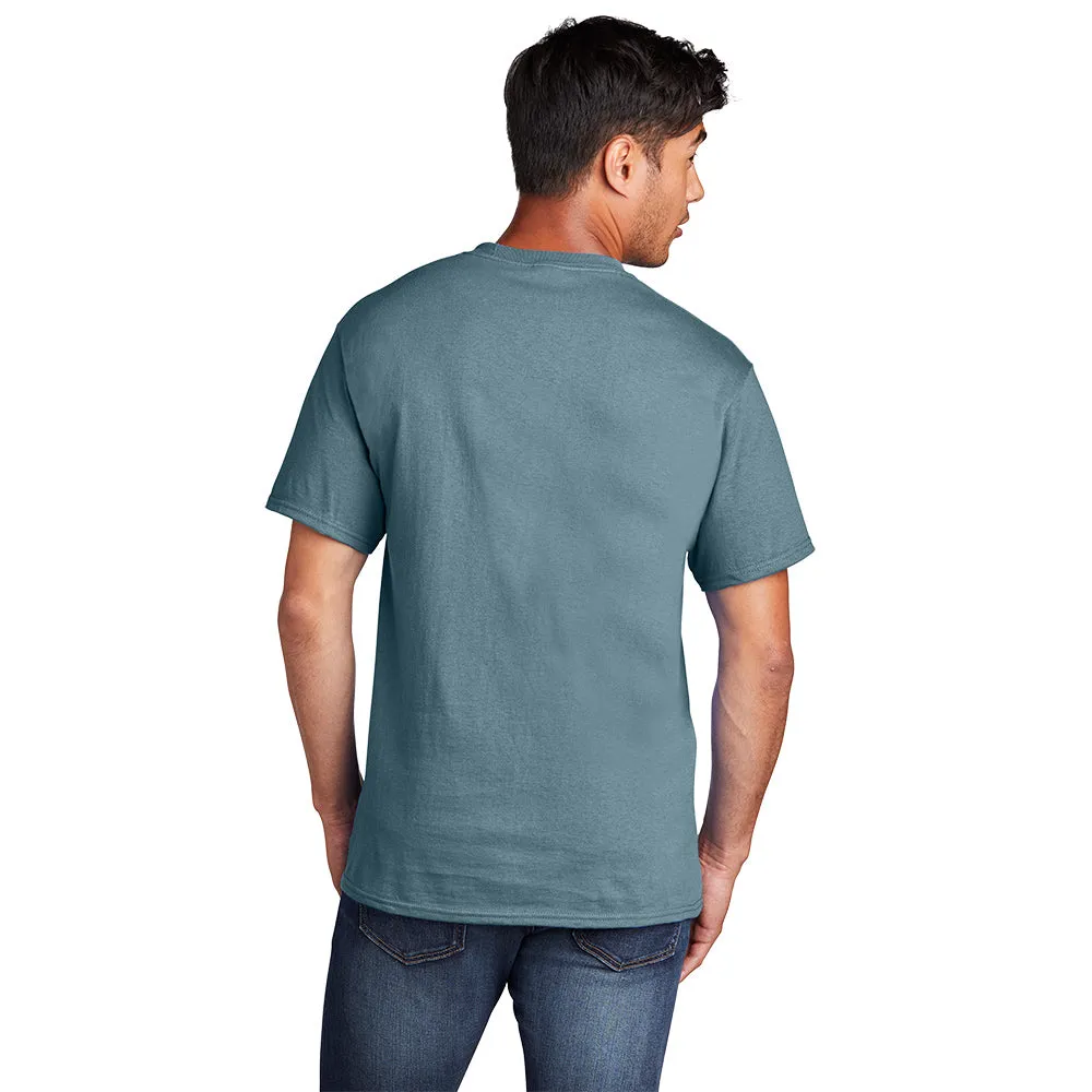 Port & Company® Core Cotton Tee - Stonewash Blue