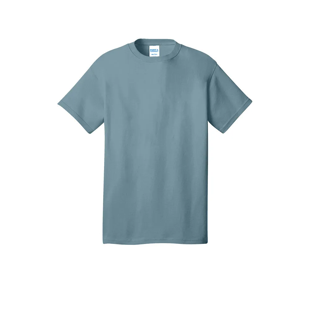 Port & Company® Core Cotton Tee - Stonewash Blue