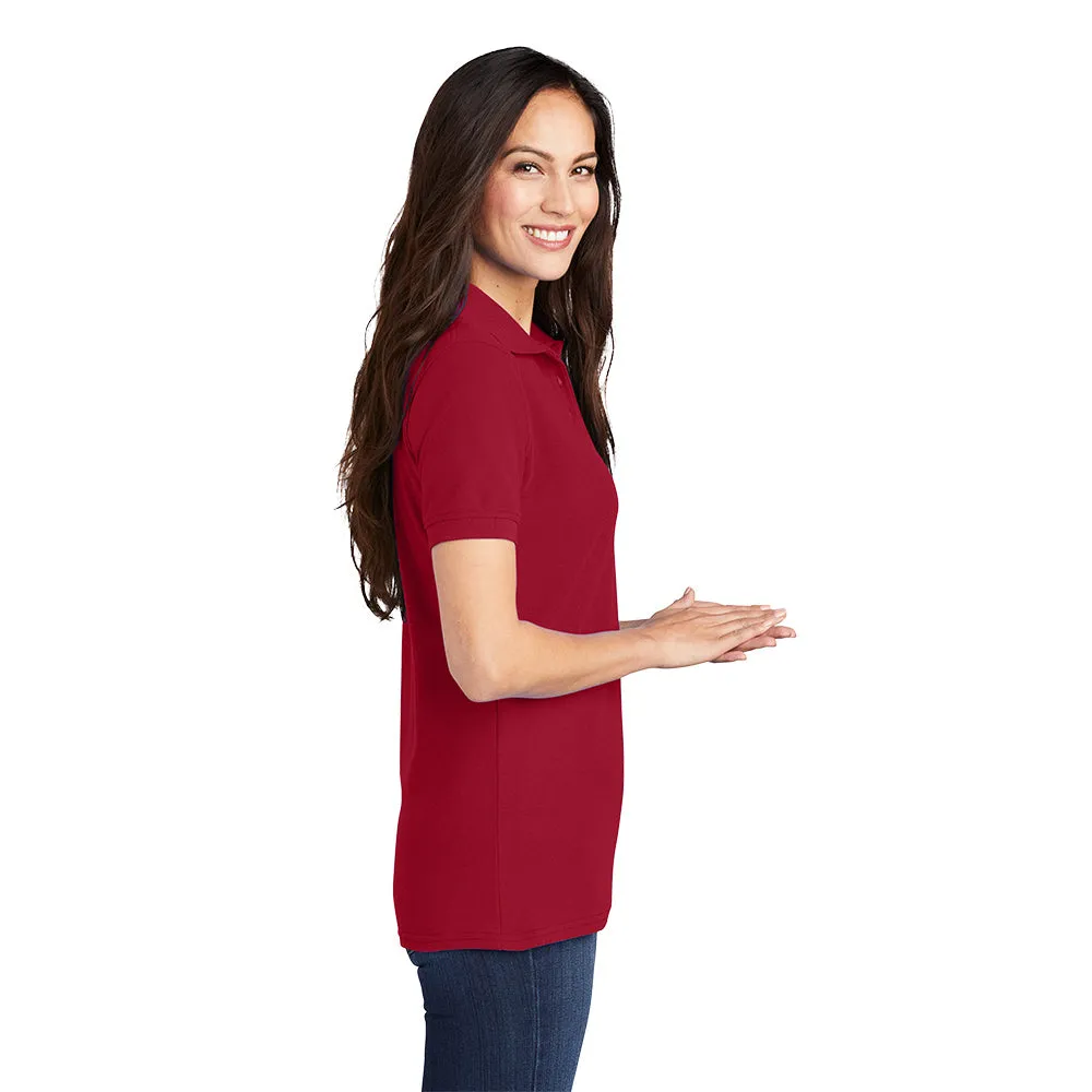 Port & Company® Ladies Core Blend Pique Polo - Red