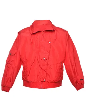 Red Classic Nylon Jacket - L