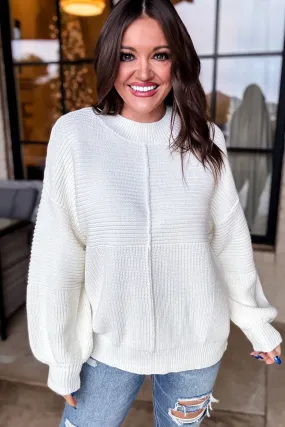 Ribbed Knitted Sweater