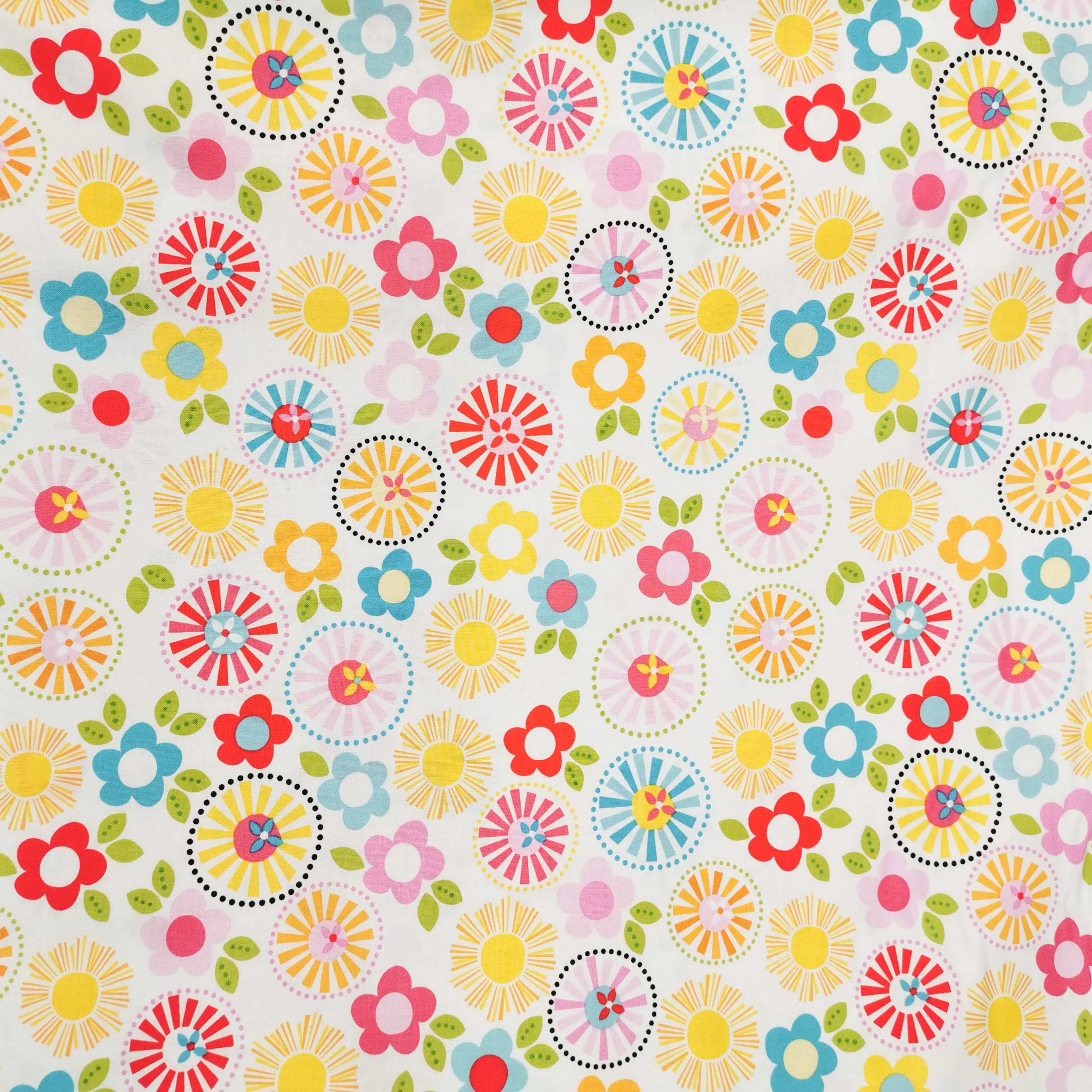 Riley Blake Designs Fresh Market Multi-Colour Flower Cotton Prints