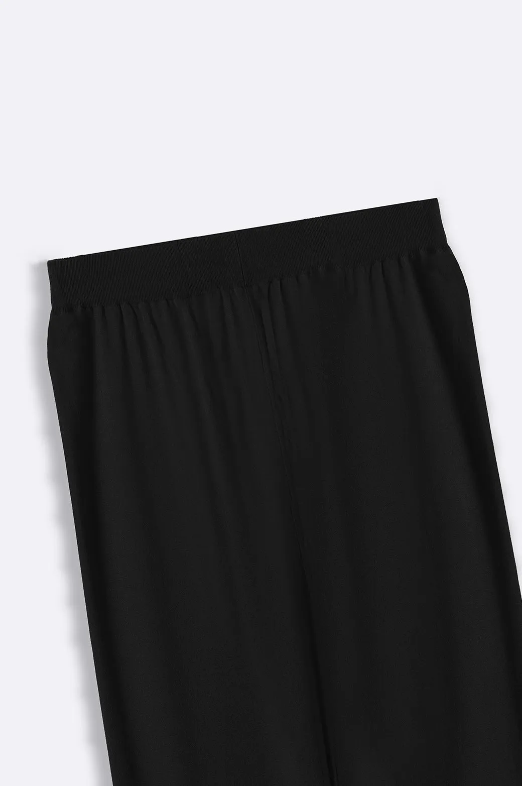 SOFT-KNIT STRAIGHT TROUSERS