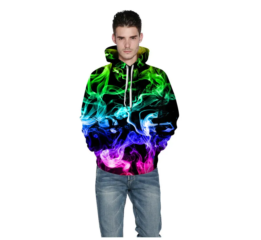 Star Forest Digital Print Trendy Hoodies