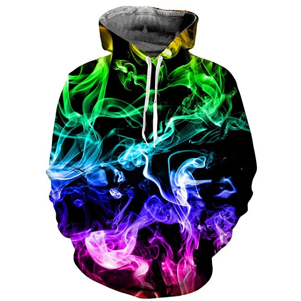 Star Forest Digital Print Trendy Hoodies