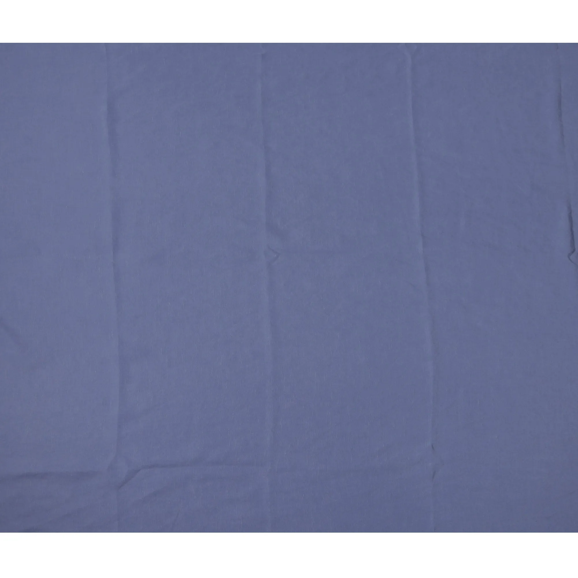 Steel Blue Sustainable Cupro Linen Fabric, 140 cm Width - Biodegradable, Made in Japan-D21118