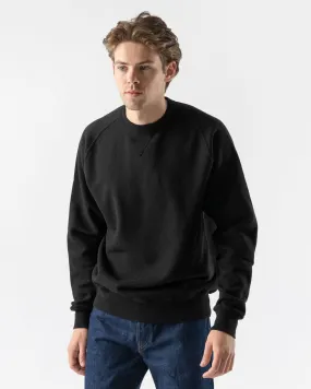 Sunray Sportwear Puamana Crew Neck Raglan Sweatshirt in Anthracite